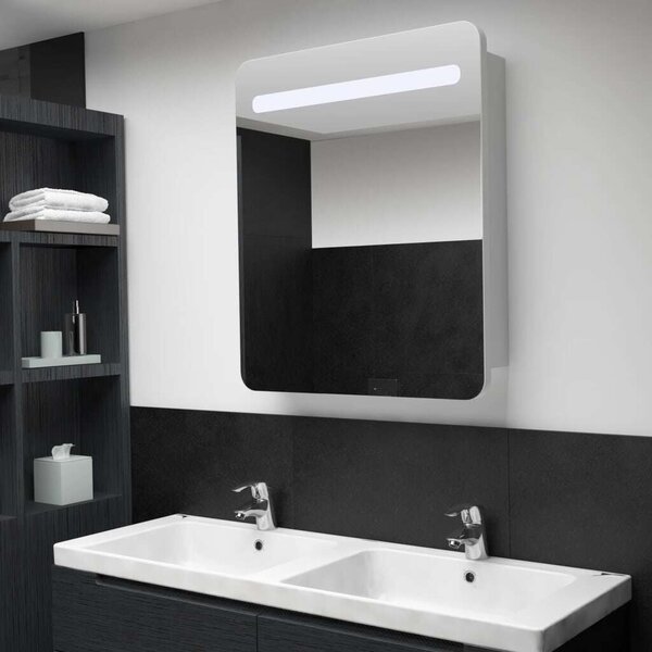 VidaXL LED Tükrös Szekrény - 68x80 cm