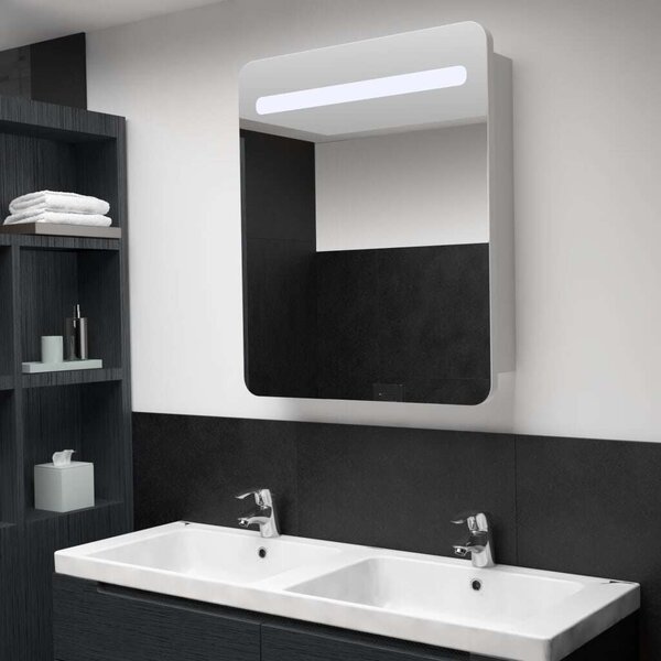 VidaXL LED Tükrös Szekrény - 68x80 cm