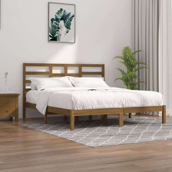 VidaXL Tömörfa Ágykeret - 200x200 cm