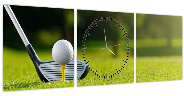 Kép - Golf (órával) (90x30 cm)