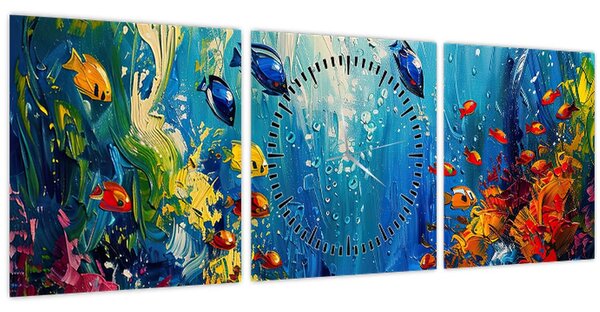 Kép - A víz alatti világ festése (órával) (90x30 cm)