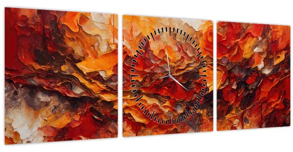 Kép - Absztrakció (órával) (90x30 cm)