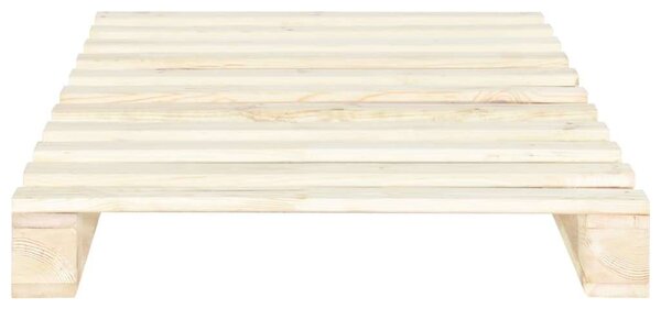 VidaXL Raklapágy - Fenyőfa - 90x200 cm