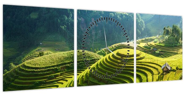 Kép - Rice Terraces koncert (órával) (90x30 cm)