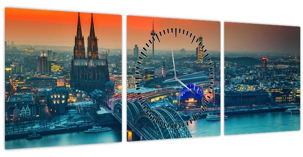 Kép - Köln (órával) (90x30 cm)