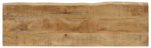 Tömör mangófa pad természetes éllel 105 cm