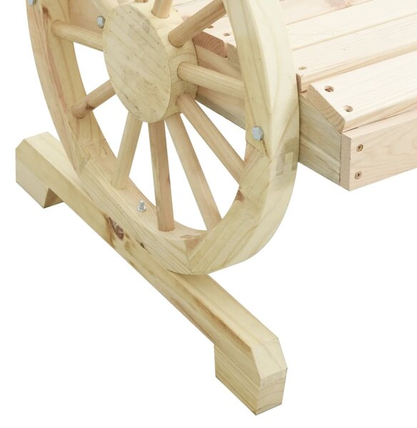 Tömör fenyőfa kerti Adirondack szék