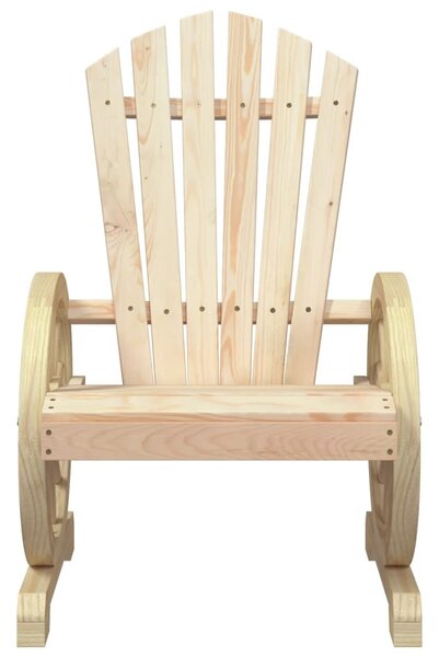Tömör fenyőfa kerti Adirondack szék