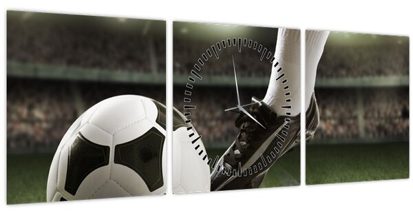 Kép - Futball labda (órával) (90x30 cm)