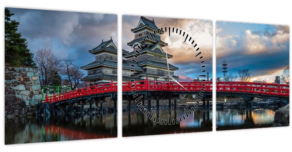 Kép - Japán (órával) (90x30 cm)