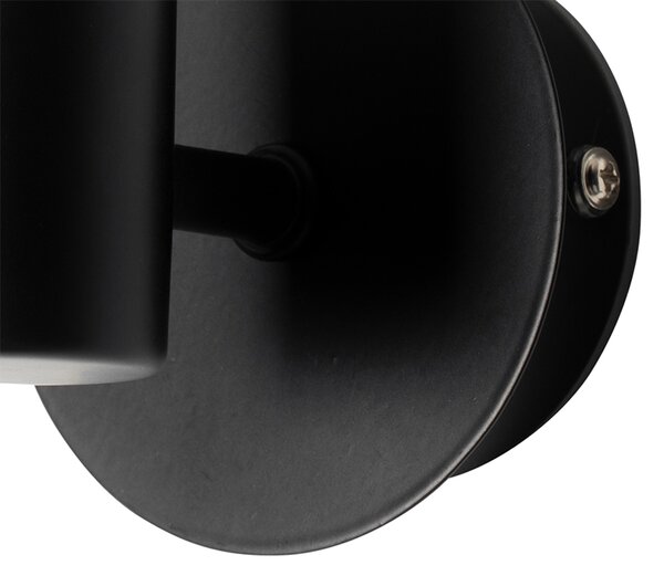 Modern fali lámpa fekete IP44 - Cederic Up