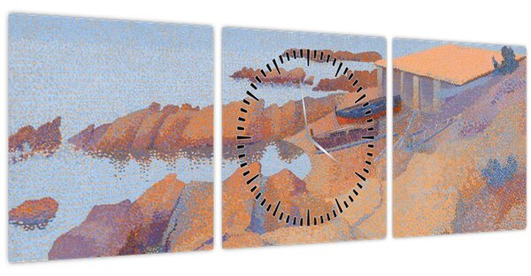 Kép - Henri Edmond Cross, Calanque des Antibois, reprodukciók (órával) (90x30 cm)