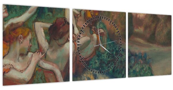 Kép - Edgar Degas, Four Dancers, reprodukciók (órával) (90x30 cm)