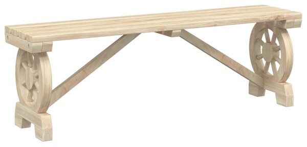 Tömör fenyőfa kerti pad 115 cm
