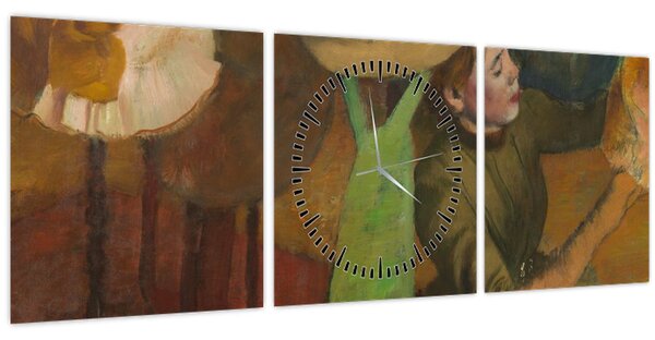 Kép - Edgar Degas, The Millinery Shop, reprodukciók (órával) (90x30 cm)