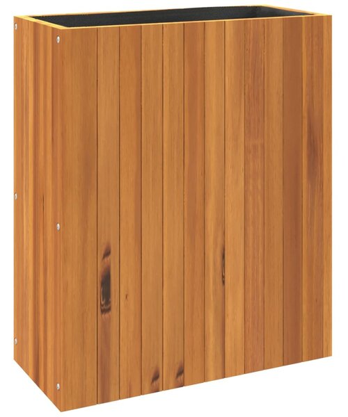 Tömör akácfa kerti virágtartó 59x27,5x70 cm
