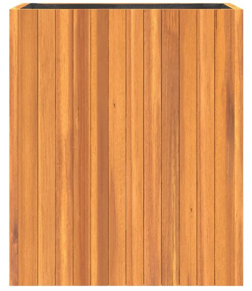 Tömör akácfa kerti virágtartó 59x27,5x70 cm
