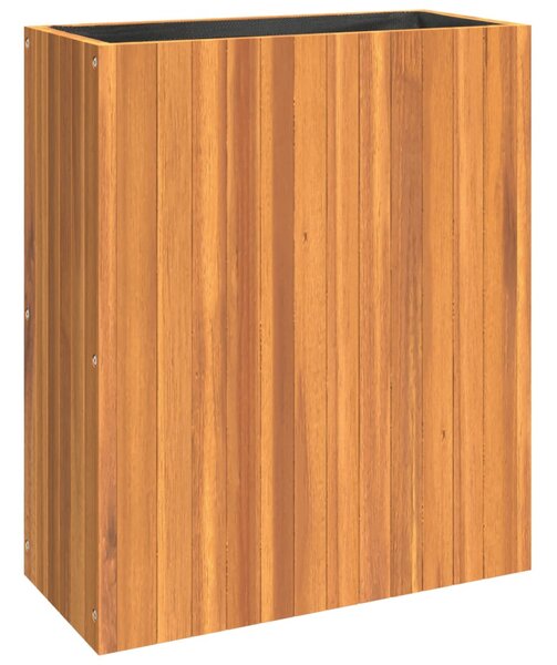 Tömör akácfa kerti virágtartó 59x27,5x70 cm