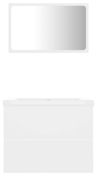 VidaXL Fürdőszoba Bútorszett - Fehér - 60cm