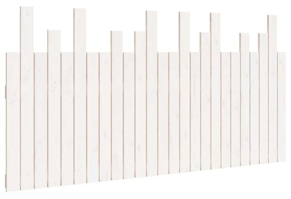 VidaXL fehér tömör fenyőfa fali fejtámla 159,5x3x80 cm