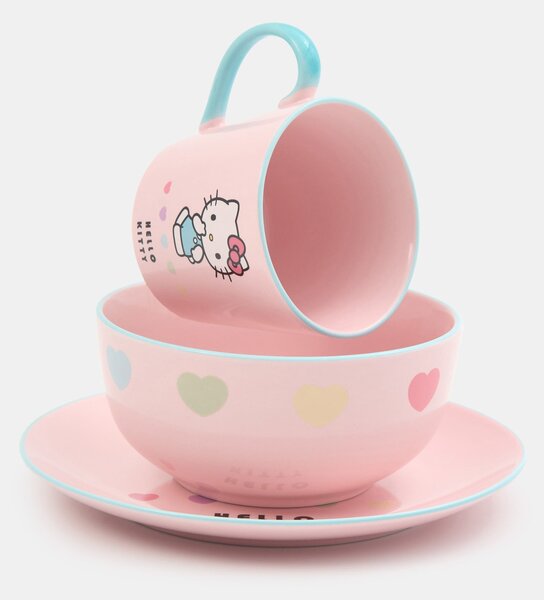 Sinsay - Kerámia tányér Hello Kitty - többszínű