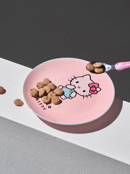 Sinsay - Kerámia tányér Hello Kitty - többszínű