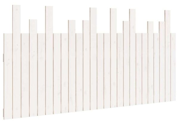 VidaXL fehér tömör fenyőfa fali fejtámla 159,5x3x80 cm