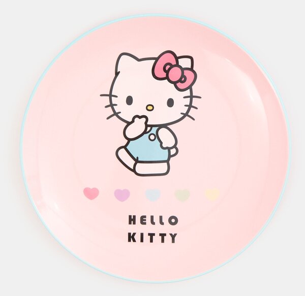Sinsay - Kerámia tányér Hello Kitty - többszínű