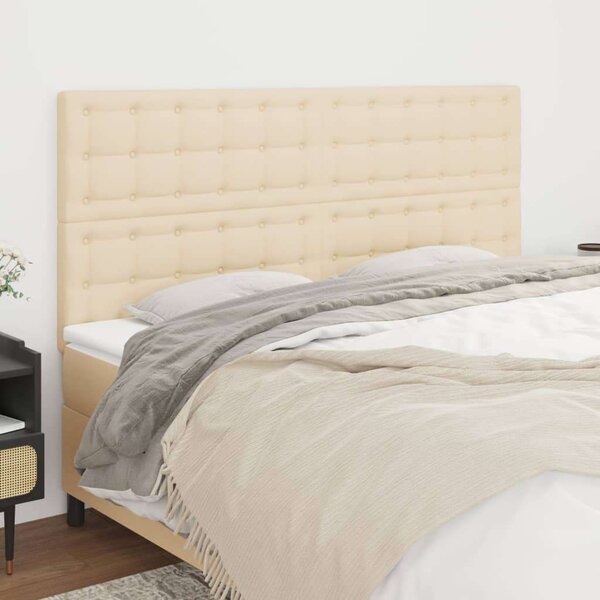VidaXL Krémszínű Állítható Fejtámla - 160cm