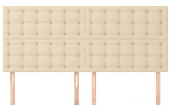 VidaXL Krémszínű Állítható Fejtámla - 160cm