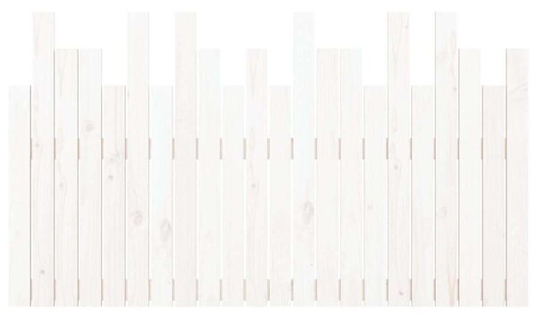 VidaXL fehér tömör fenyőfa fali fejtámla 140x3x80 cm