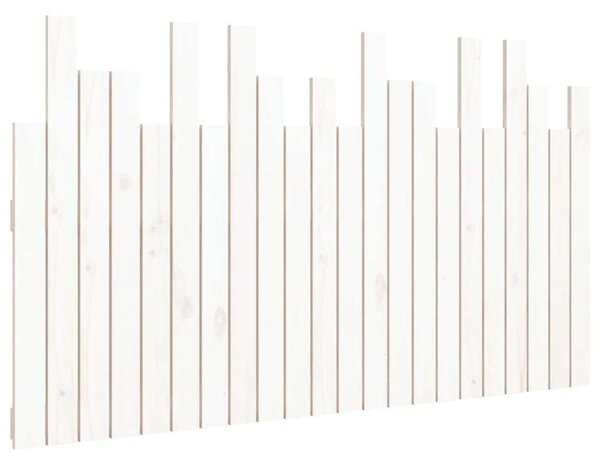 VidaXL fehér tömör fenyőfa fali fejtámla 140x3x80 cm