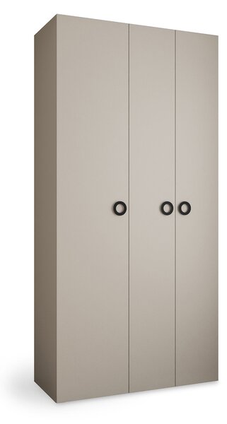 COMO 1 ruhásszekrény 130x246x40 - kasmír