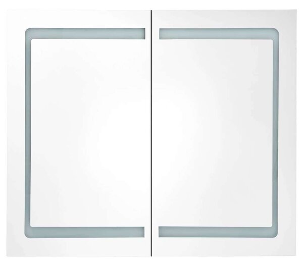 VidaXL LED Tükör Szekrény - 80cm