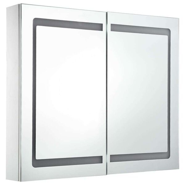 VidaXL LED Tükör Szekrény - 80cm