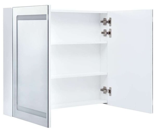 VidaXL LED Tükör Szekrény - 80cm