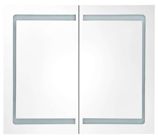 VidaXL LED Tükör Szekrény - 80cm