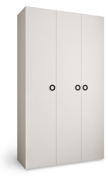 COMO 1 ruhásszekrény 140x246x40 - fehér