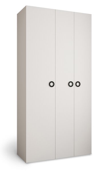 COMO 1 ruhásszekrény 120x246x40 - fehér