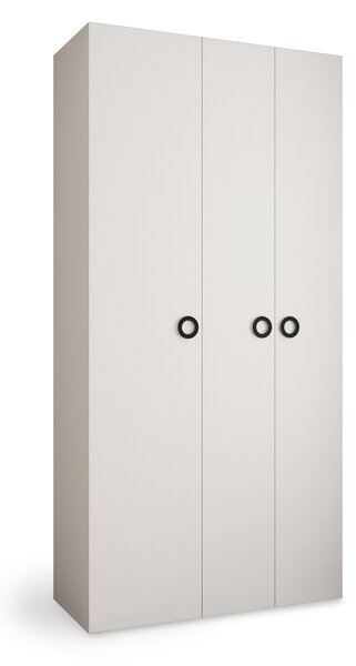 COMO 1 ruhásszekrény 130x246x40 - fehér