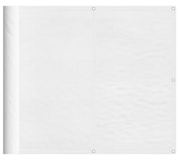 Fehér 100% oxford poliészter erkélyparaván 90 x 800 cm