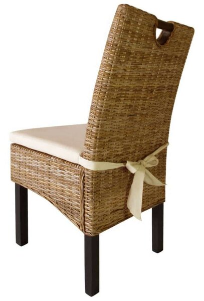 Rattan Étkezőszék Szett - 6 db - Mangófa - Kubu Rattan