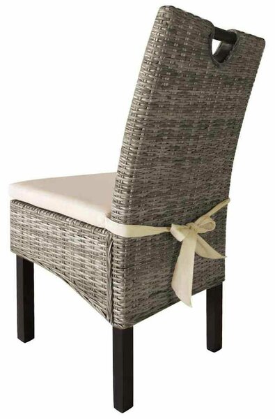 Rattan Étkezőszék Szett - 6 db - Mangófa - Kubu Rattan
