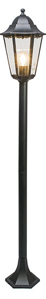 Klasszikus kültéri állólámpa fekete 125 cm IP44 - New Orleans