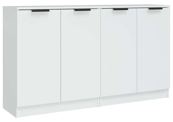 VidaXL Fehér Fa Tálalóasztal - 2 db - 60x30x70 cm