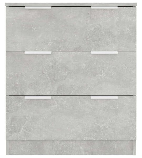 Betonszürke szerelt fa tálalóasztal 60 x 30 x 70 cm