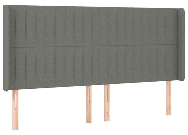 VidaXL Fejtámla Szárnyakkal - Szövet - 203x16x118/128 cm