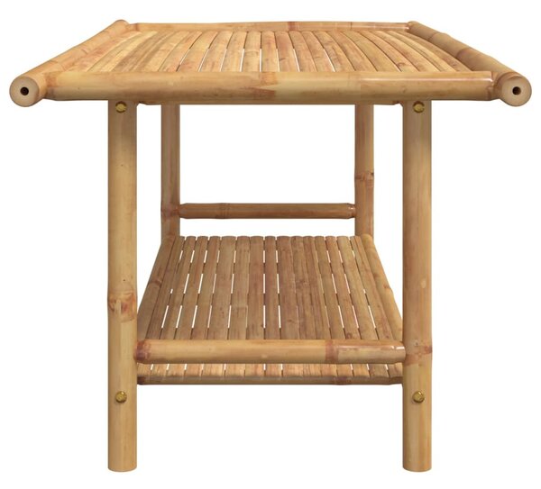 Bambusz dohányzóasztal 110x55x45 cm
