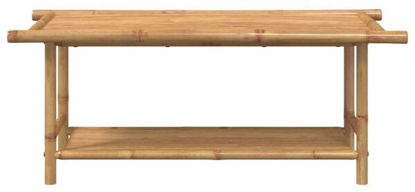 Bambusz dohányzóasztal 110x55x45 cm