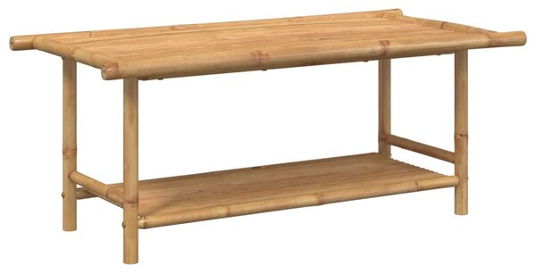 Bambusz dohányzóasztal 110x55x45 cm